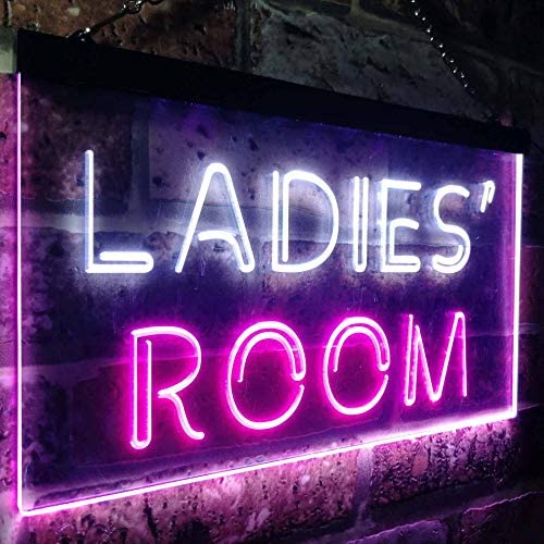 Bathroom Restroom Women Ladies Room LED Light Sign - Way Up Gifts