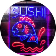 Fish Sushi LED Light Sign - LED Gift Works