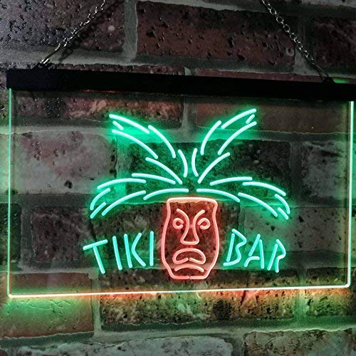 Tiki Bar Mask LED Light Sign - Way Up Gifts