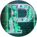 Family Name Letter P Monogram Initial LED Light Sign - Way Up Gifts