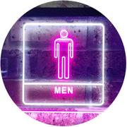 Men Bathroom Restroom LED Light Sign - LED Gift Works