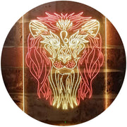 Lion Art Decor LED Light Sign - LED Gift Works