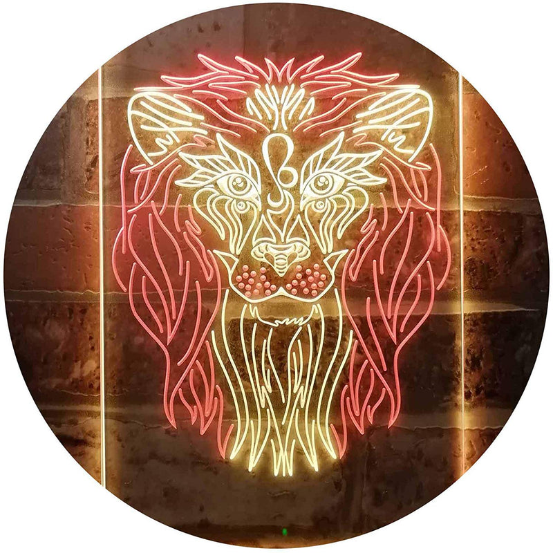 Lion Art Decor LED Light Sign - LED Gift Works
