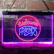 Welcome Friends LED Light Sign - LED Gift Works