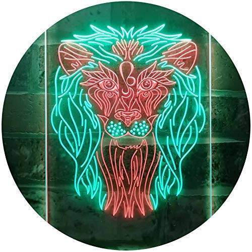 Lion Art Decor LED Light Sign - Way Up Gifts