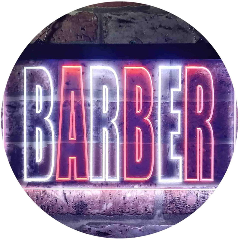 Barber LED Light Sign - LED Gift Works