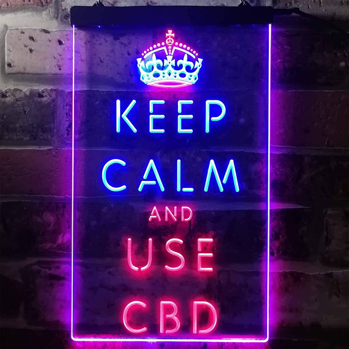 Keep Calm and Use CBD LED Light Sign - Way Up Gifts