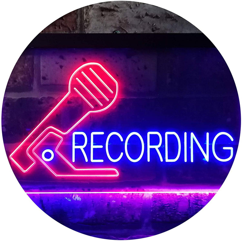 Microphone On Air Recording LED Light Sign - LED Gift Works