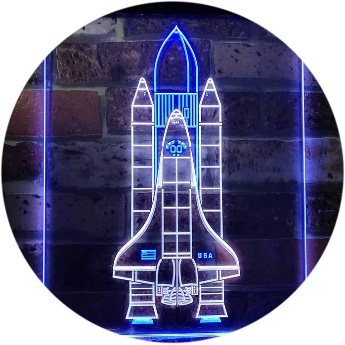 Astronaut Space Shuttle LED Light Sign - Way Up Gifts