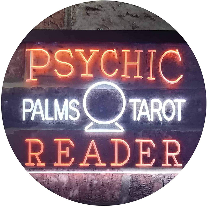 Psychic Palms Tarot Reader LED Light Sign - LED Gift Works