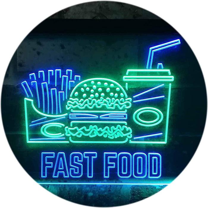 Fast Food LED Light Sign - Way Up Gifts