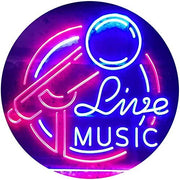 Live Music LED Light Sign - LED Gift Works