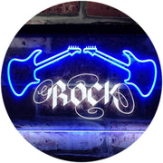 Guitars Rock Music LED Light Sign - LED Gift Works