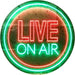 Live On Air LED Light Sign - Way Up Gifts