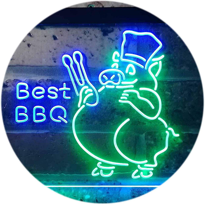Best BBQ Pig LED Light Sign - Way Up Gifts