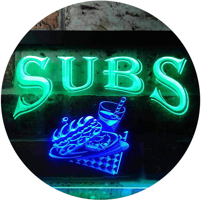 Sandwiches Hoagies Subs LED Light Sign - Way Up Gifts