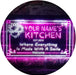 Personalized Home Kitchen Decor Made with Smile LED Light Sign - Way Up Gifts
