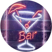 Cocktail Glass Bar LED Light Sign - LED Gift Works