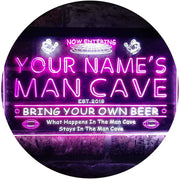 Personalized Sports Football Theme Man Cave LED Light Sign - LED Gift Works