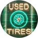 Auto Shop Car Garage Used Tires LED Light Sign - Way Up Gifts
