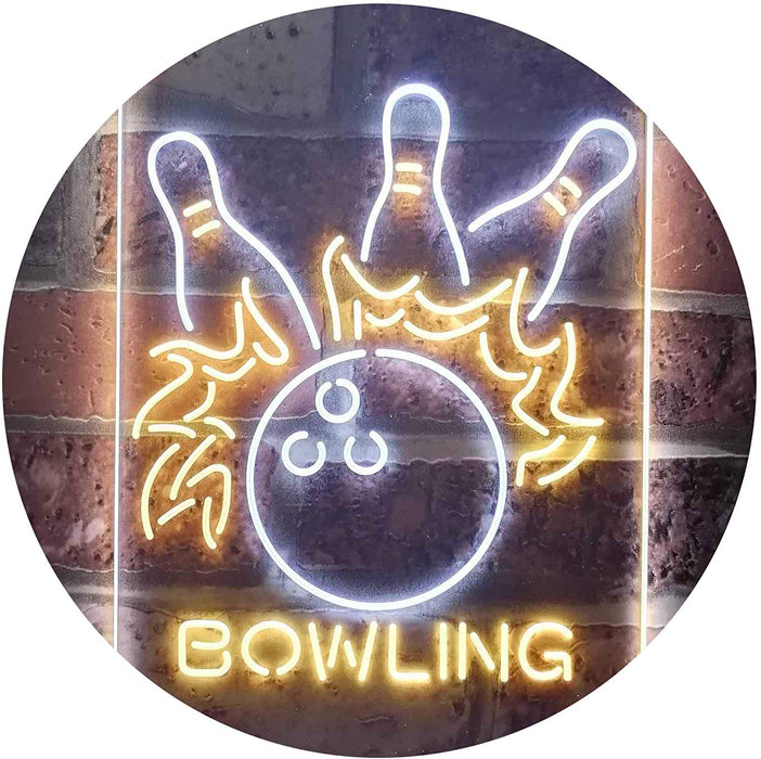 Bowling LED Light Sign - Way Up Gifts