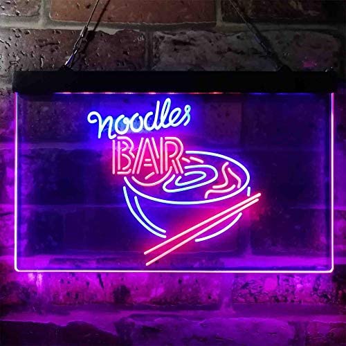 Noodles Bar LED Light Sign - LED Gift Works