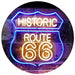 Historic Route 66 LED Light Sign - Way Up Gifts