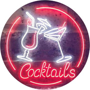 Cocktails LED Light Sign - LED Gift Works