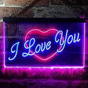 Heart I Love You LED Light Sign - LED Gift Works