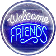 Welcome Friends LED Light Sign - LED Gift Works