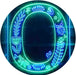 Family Name Letter O Monogram Initial LED Light Sign - Way Up Gifts