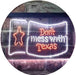 Don't Mess with Texas Flag Garage LED Light Sign - Way Up Gifts