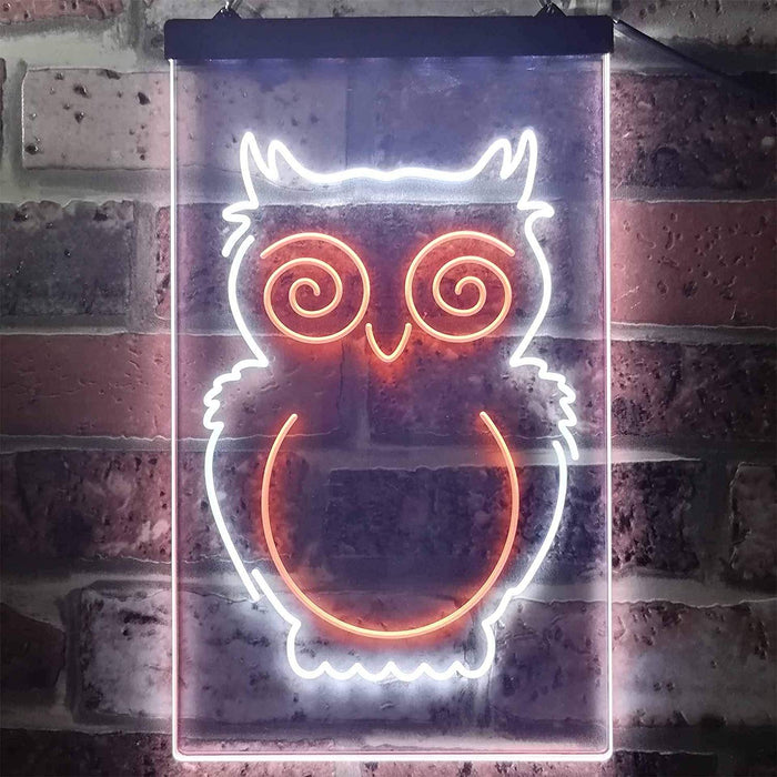 Kids Room Decor Owl LED Light Sign - Way Up Gifts