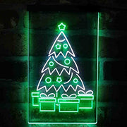 Christmas Tree Present Gifts LED Light Sign - LED Gift Works