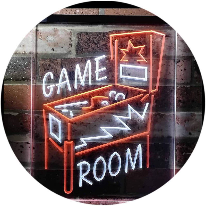 Pinball Game Room LED Light Sign - LED Gift Works