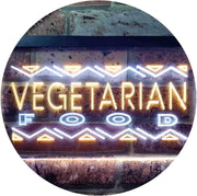 Vegetarian Food LED Light Sign - LED Gift Works