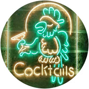 Cocktails Parrot LED Light Sign - LED Gift Works
