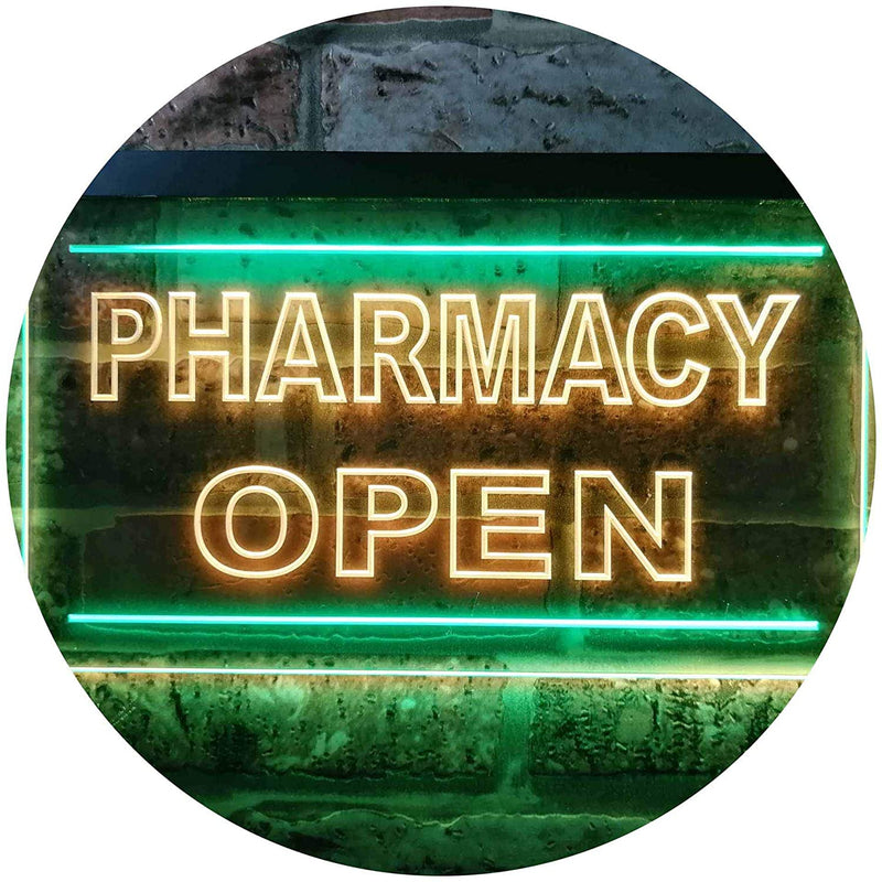 Pharmacy Open Shop LED Light Sign - LED Gift Works