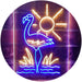 Tropical Decor Flamingo Sun LED Light Sign - Way Up Gifts