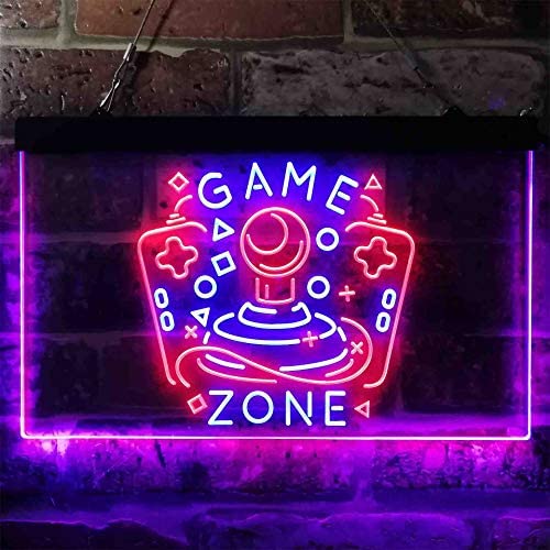 Arcade Game Zone LED Light Sign - Way Up Gifts