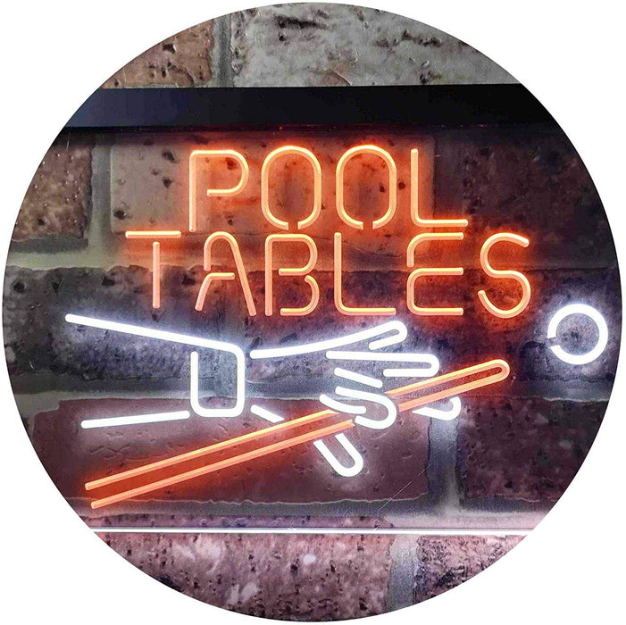 Billiards Pool Tables LED Light Sign - Way Up Gifts