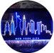 New York City Skyline Statue of Liberty LED Light Sign - Way Up Gifts