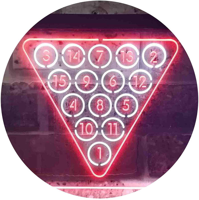 Billiards Pool Snooker LED Light Sign - Way Up Gifts