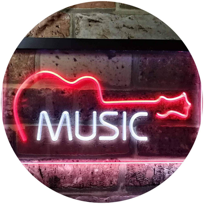Guitar Instruments Music LED Light Sign - Way Up Gifts