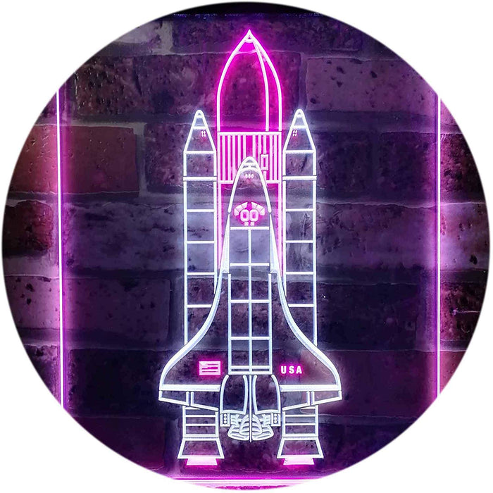 Astronaut Space Shuttle LED Light Sign - Way Up Gifts