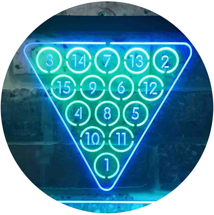 Billiards Pool Snooker LED Light Sign - Way Up Gifts