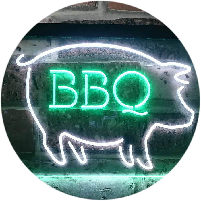 Pork Pig BBQ LED Light Sign - Way Up Gifts