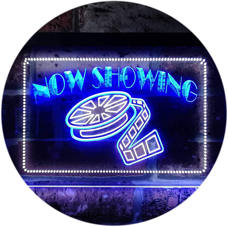Movie Film Theater Now Showing LED Light Sign - LED Gift Works