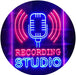 Microphone Recording Studio LED Light Sign - Way Up Gifts