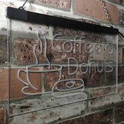 Coffee Donuts LED Light Sign - LED Gift Works